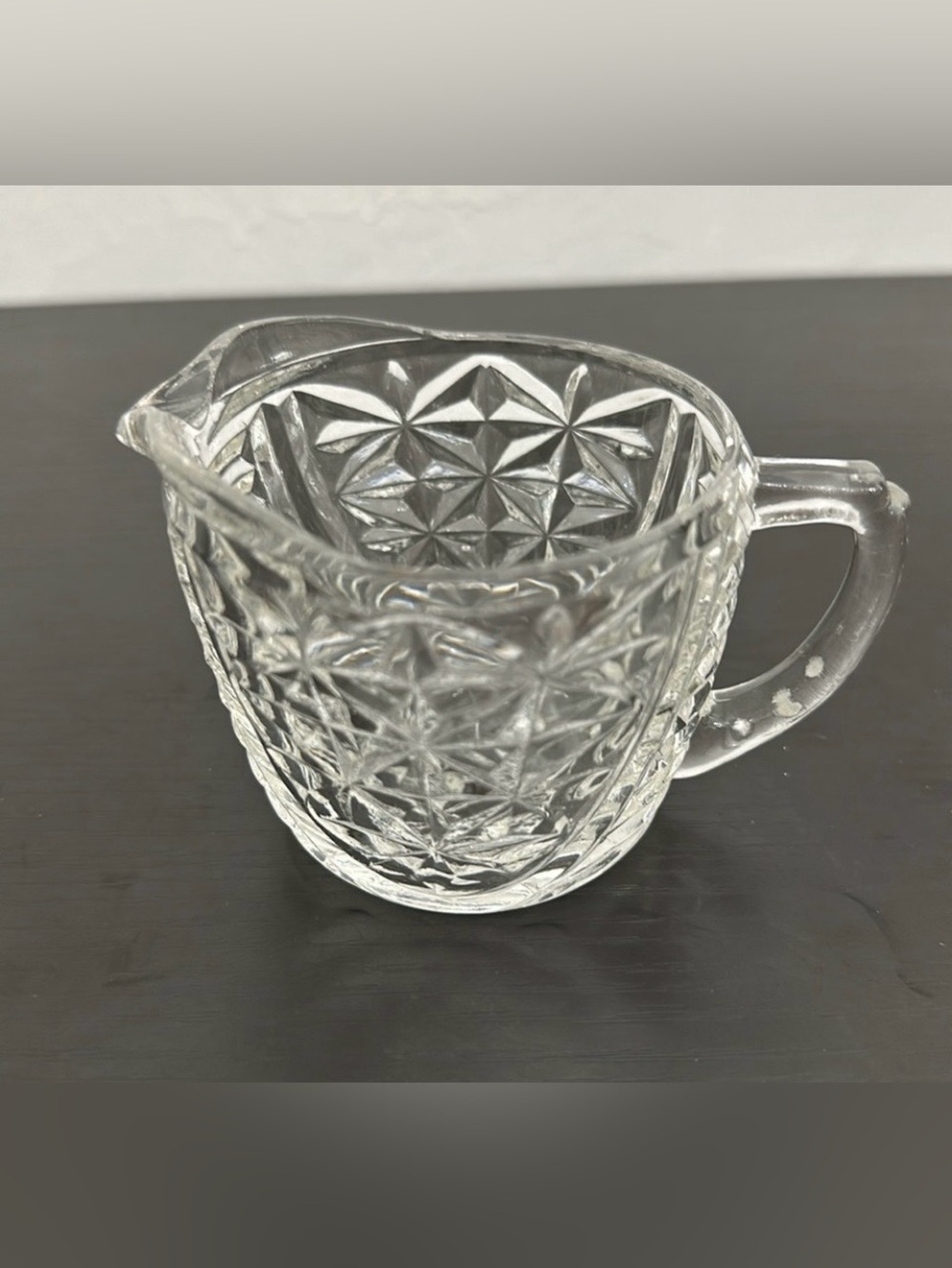 Anchor Hocking Vintage Stars & Bars Creamer Pitcher